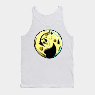 Moon cat Tank Top